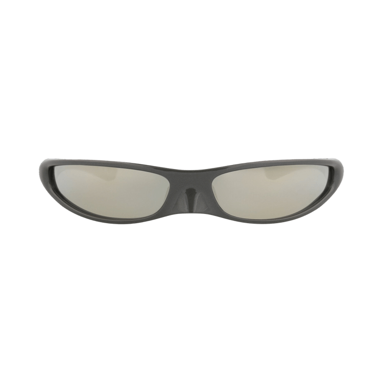 Balenciaga Shield-Frame Bio-Injection Sunglasses — Grey