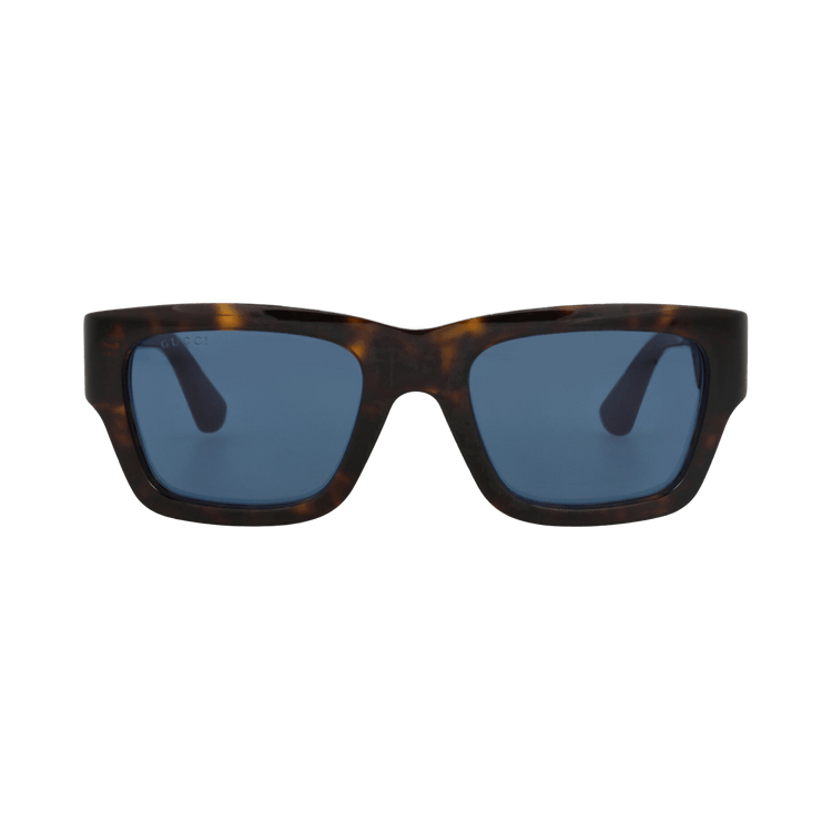 Gucci Square-Frame Recycled Acetate Sunglasses — Brown