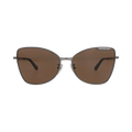 Balenciaga Cat Eye-Frame Metal Sunglasses — Silver