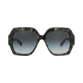 Chloé Square-Frame Recycled Acetate Sunglasses — Green