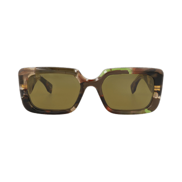 Gucci Square-Frame Recycled Acetate Sunglasses — Green