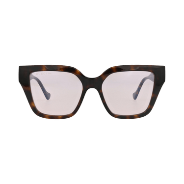 Gucci Square-Frame Injection Sunglasses — Brown