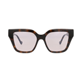 Gucci Square-Frame Injection Sunglasses — Brown