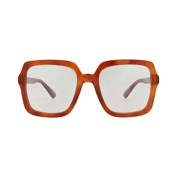 Gucci Square-Frame Recycled Acetate Sunglasses — Brown