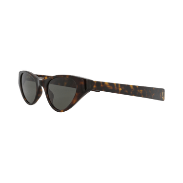 Saint Laurent Cat Eye-Frame Recycled Acetate Sunglasses — Brown