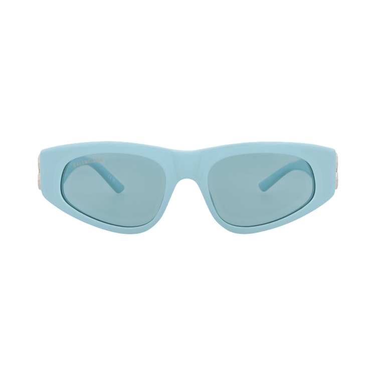 Balenciaga Cat Eye-Frame Recycled Acetate Sunglasses — Blue