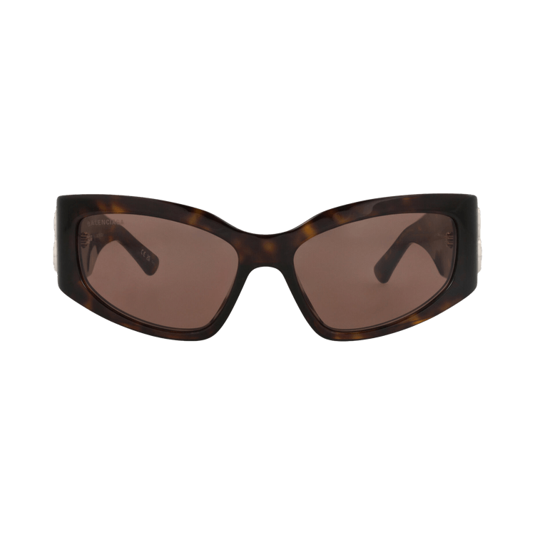 Balenciaga Cat Eye-Frame Recycled Acetate Sunglasses — Brown