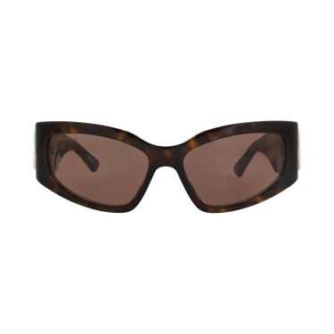 Balenciaga Cat Eye-Frame Recycled Acetate Sunglasses — Brown