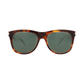 Saint Laurent Square-Frame Recycled Acetate Sunglasses — Brown