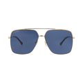 Gucci Aviator-Frame Metal Sunglasses — Gold