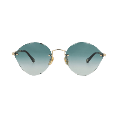 Chloé Cat Eye-Frame Sunglasses — Gold