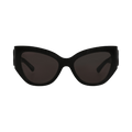 Balenciaga Cat Eye-Frame Recycled Acetate Sunglasses — Black
