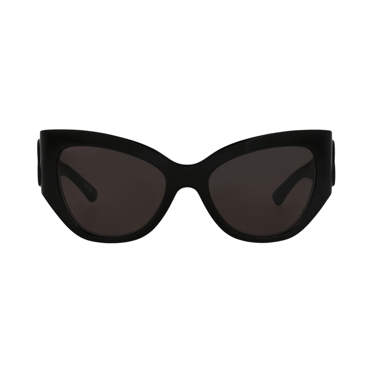 Balenciaga Cat Eye-Frame Recycled Acetate Sunglasses — Black