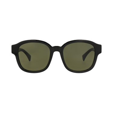 Gucci Round-Frame Injection Sunglasses — Black