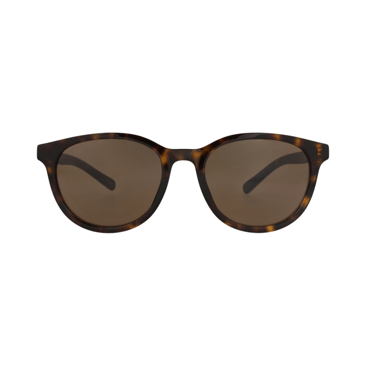 Gucci Round-Frame Recycled Acetate Sunglasses — Brown