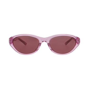 Balenciaga Cat Eye-Frame Recycled Acetate Sunglasses — Purple