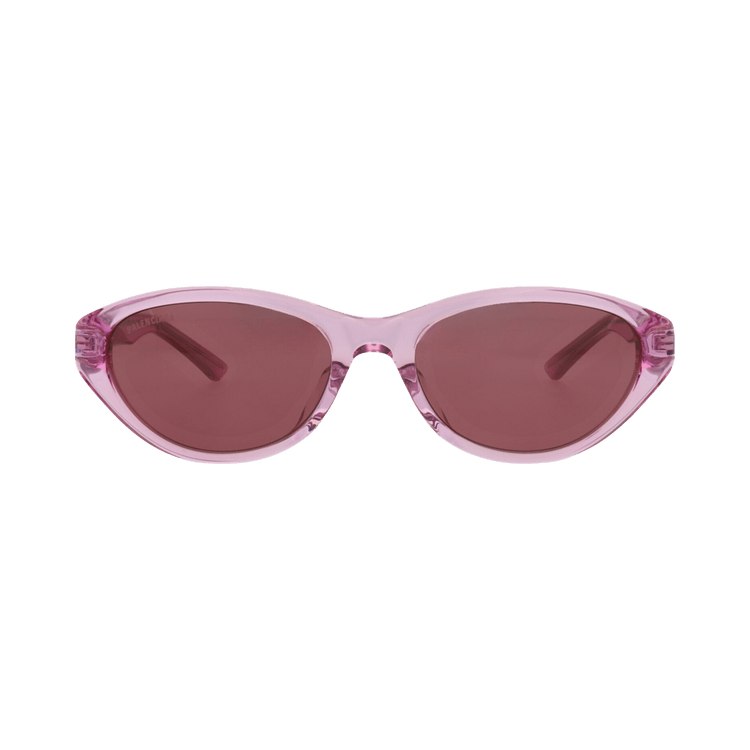 Balenciaga Cat Eye-Frame Recycled Acetate Sunglasses — Purple