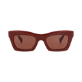 Gucci Cat Eye-Frame Recycled Acetate Sunglasses — Red