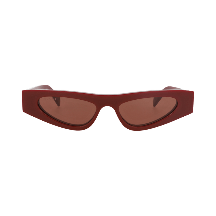 Gucci Cat Eye-Frame Recycled Acetate Sunglasses — Red