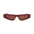 Gucci Cat Eye-Frame Recycled Acetate Sunglasses — Red