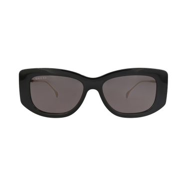 Gucci Square-Frame Injection Sunglasses — Black