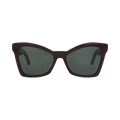 Balenciaga Cat Eye-Frame Acetate Sunglasses — Purple