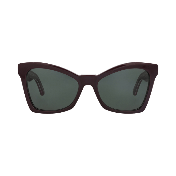 Balenciaga Cat Eye-Frame Acetate Sunglasses — Purple