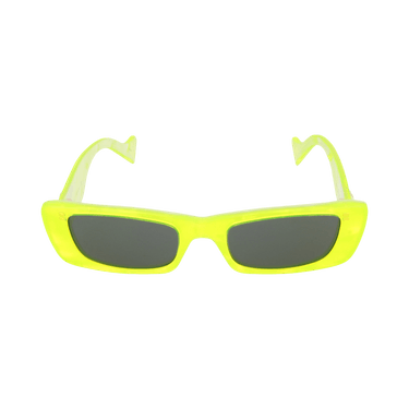 Gucci Square-Frame Acetate Sunglasses — Yellow