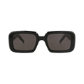 Saint Laurent Square-Frame Recycled Acetate Sunglasses — Black