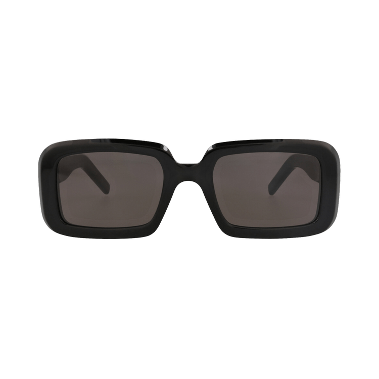 Saint Laurent Square-Frame Recycled Acetate Sunglasses — Black