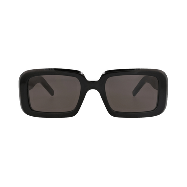 Saint Laurent Square-Frame Recycled Acetate Sunglasses — Black