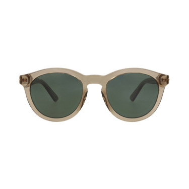 Gucci Round-Frame Recycled Acetate Sunglasses — Brown