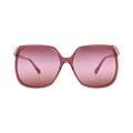 Chloé Square-Frame Recycled Acetate Sunglasses — Red