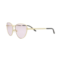 Gucci Cat Eye-Frame Metal Sunglasses — Gold