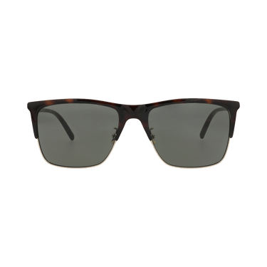 Saint Laurent Square-Frame Bio Injection Sunglasses — Brown