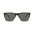 Saint Laurent Square-Frame Bio Injection Sunglasses — Brown