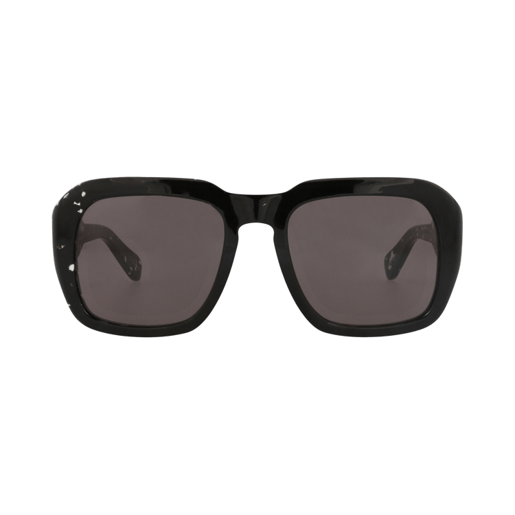 Chloé Square-Frame Recycled Acetate Sunglasses — Black