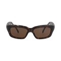 Balenciaga Square-Frame Bio-Injection Sunglasses — Brown