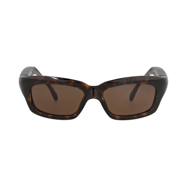 Balenciaga Square-Frame Bio-Injection Sunglasses — Brown