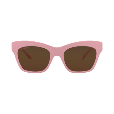 Balenciaga Cat Eye-Frame Acetate Sunglasses — Pink