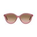 Chloé Round-Frame Bio Acetate Sunglasses — Red