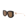Gucci Square-Frame Injection Sunglasses — Brown