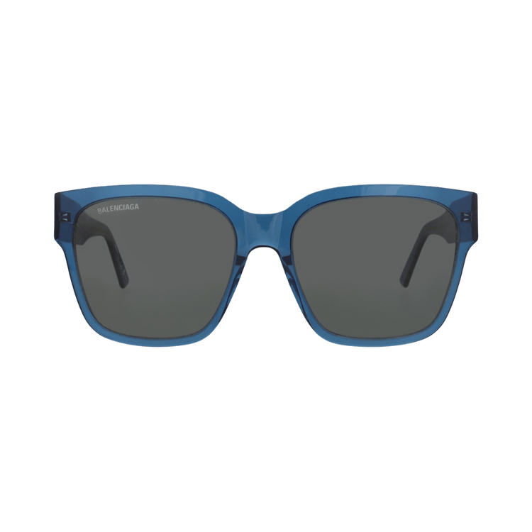Balenciaga Square-Frame Acetate Sunglasses — Blue