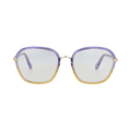 Chloé Square-Frame Sunglasses — Purple