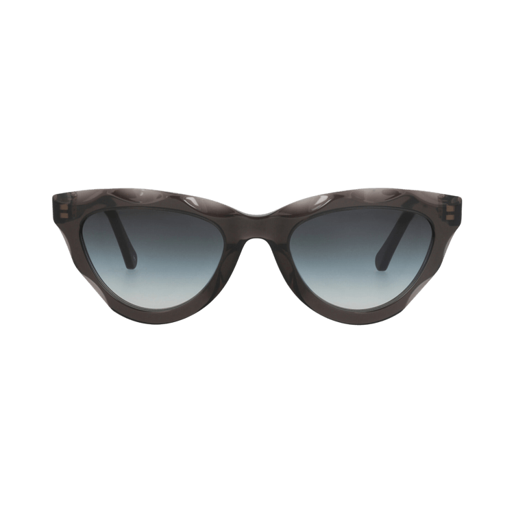 Chloé Cat Eye-Frame Recycled Acetate Sunglasses — Grey