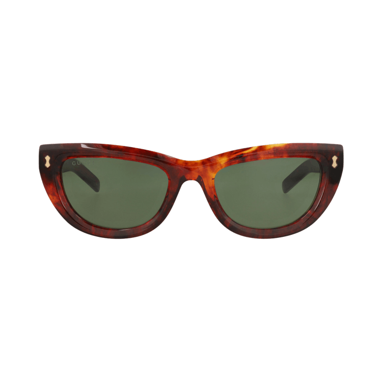 Gucci Cat Eye-Frame Recycled Acetate Sunglasses — Brown