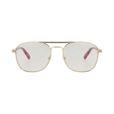 Gucci Aviator-Frame Metal Sunglasses — Gold
