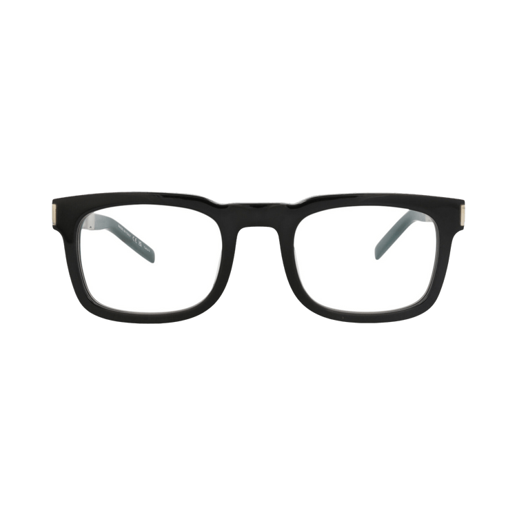 Saint Laurent Square-Frame Recycled Acetate Sunglasses — Black