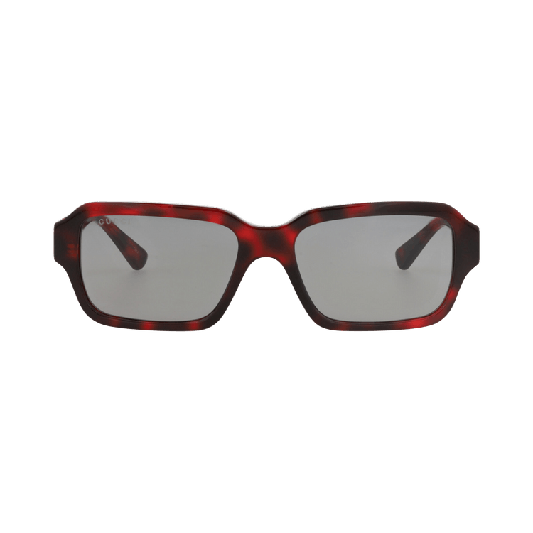 Gucci Square-Frame Recycled Acetate Sunglasses — Brown