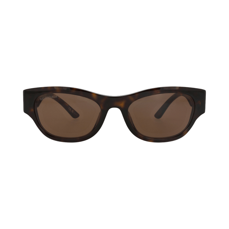 Balenciaga Square-Frame Recycled Acetate Sunglasses — Brown